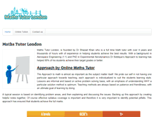 Tablet Screenshot of mathstutorlondon.net